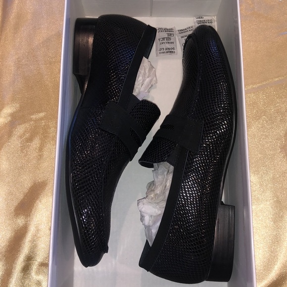 NWB Encore by Fiesso Genuine leather boot sparkle shoes loafer - Picture 12 of 15